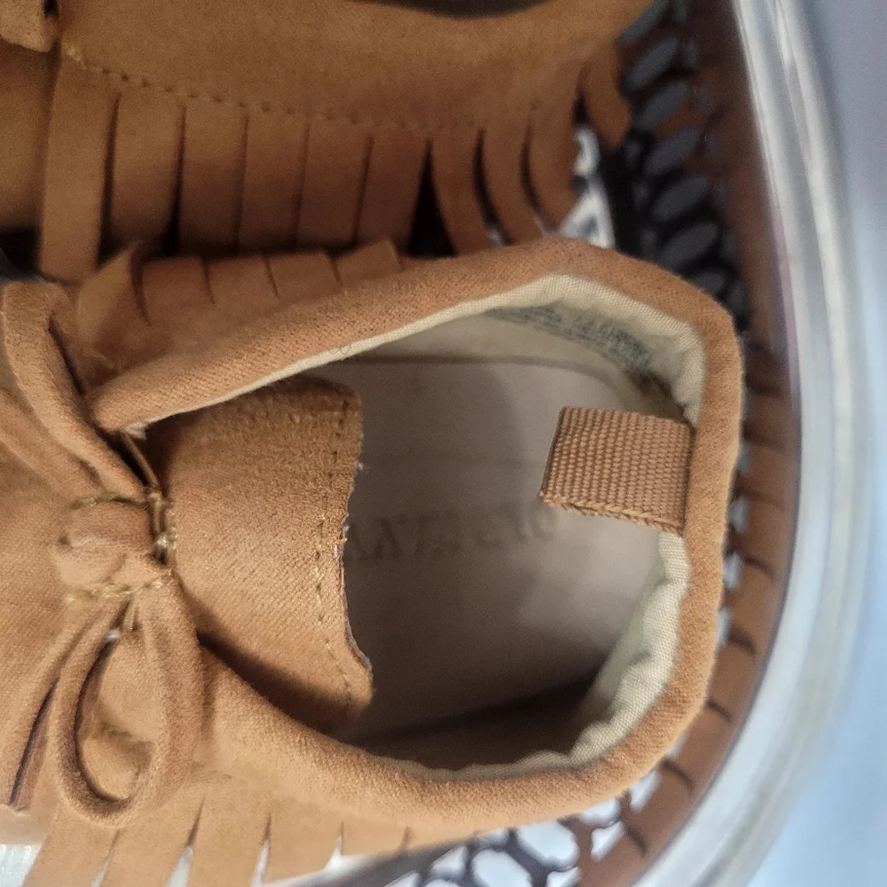 MOCCASINS!!! Three Pairs Of Baby Moccasins From Old Navy. Size18-24M